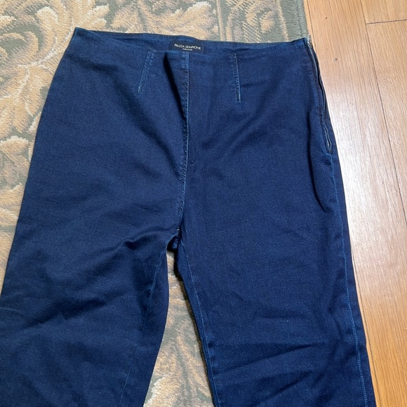 Piazza Sempione Lisa Blue Straight Leg Capri Jeans - Picture 2 of 10